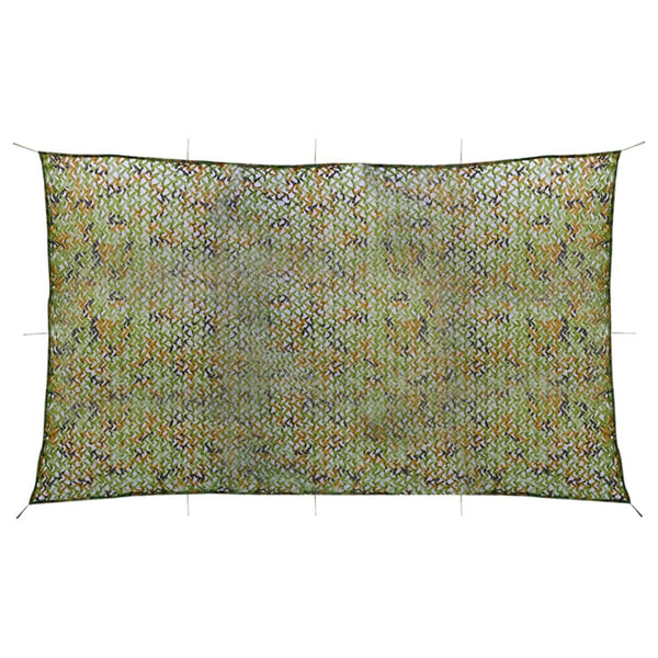vidaXL Camouflage Net with Carry Bag 3x8 m Green
