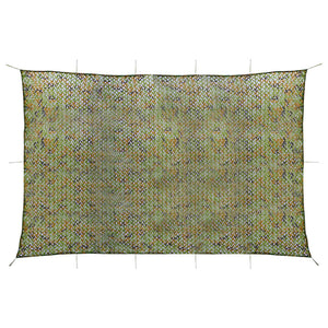 vidaXL Camouflage Net with Storage Bag 4x5 m Green