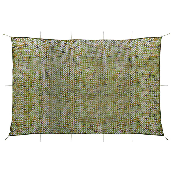 vidaXL Camouflage Net with Storage Bag 4x5 m Green