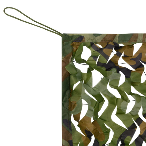 vidaXL Camouflage Net with Storage Bag 4x5 m Green
