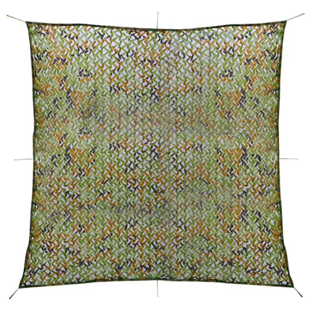 vidaXL Camouflage Net with Carry Bag 5x5 m Green