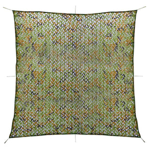 vidaXL Camouflage Net with Carry Bag 5x5 m Green