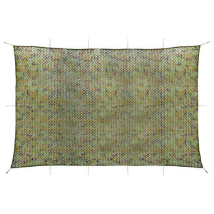 vidaXL Camouflage Net with Storage Bag 5x7 m Green
