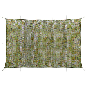 vidaXL Camouflage Net with Storage Bag 6x7 m Green