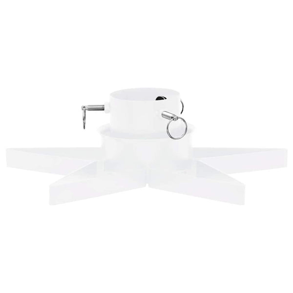 vidaXL Christmas Tree Stand White 47x47x13.5 cm