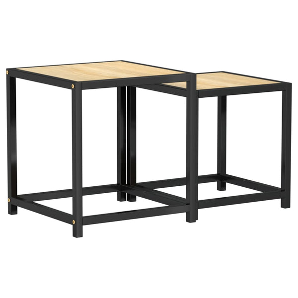 vidaXL Side Tables 2 pcs MDF Sonoma Oak