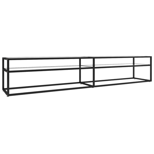TV-Schrank Transparent Hartglas 220 cm