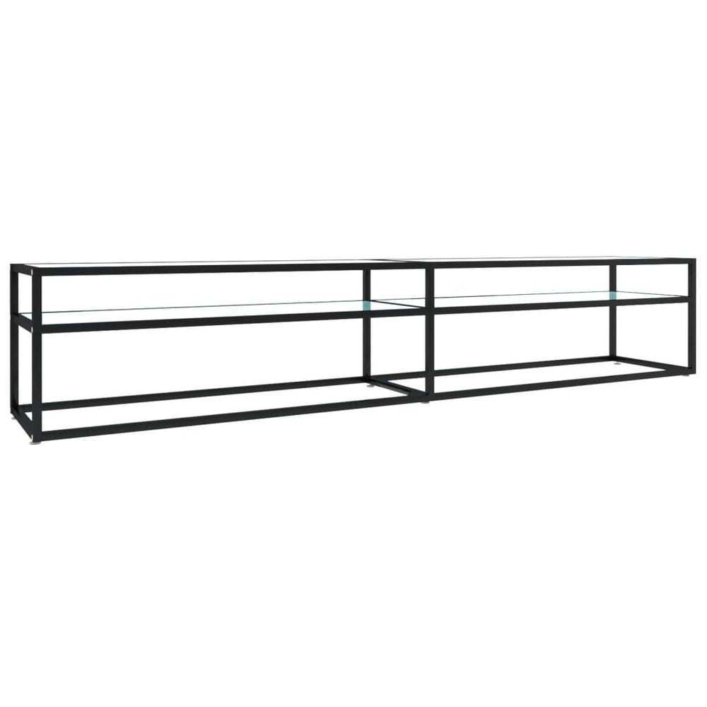 TV-Schrank Weiß Marmor Optik, 220 cm