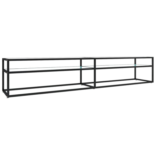TV-Schrank Weiß Marmor Optik, 220 cm