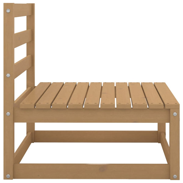 vidaXL 3-Piece Garden Lounge Set Honey Brown Solid Pine Wood