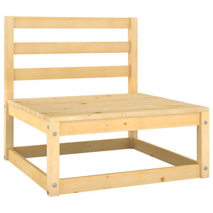 vidaXL 4-piece Solid Pine Garden Lounge Set