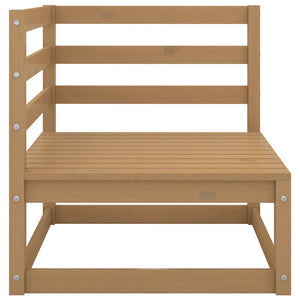 vidaXL 10-Piece Garden Lounge Set Honey Brown Solid Pine Wood