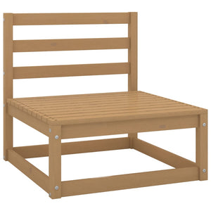 vidaXL 10-Piece Garden Lounge Set Honey Brown Solid Pine Wood