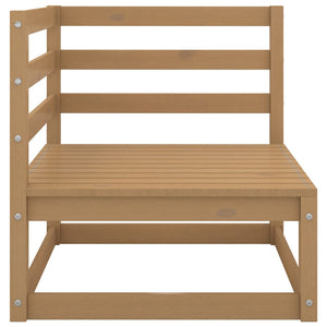 vidaXL 10-Piece Garden Lounge Set Honey Brown Solid Pine Wood