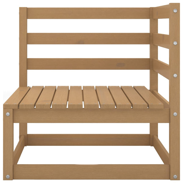 vidaXL 13-piece Garden Lounge Set Honey Brown Solid Pine Wood