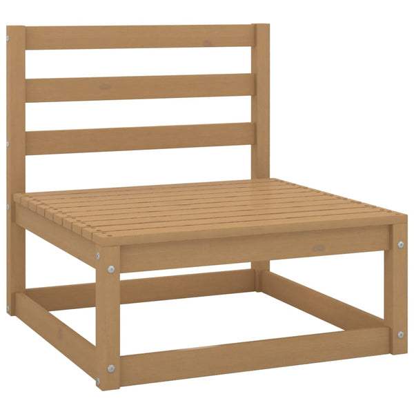 vidaXL 13-piece Garden Lounge Set Honey Brown Solid Pine Wood