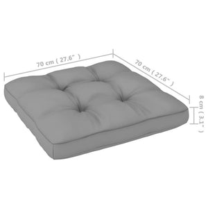 vidaXL 3-Piece Garden Lounge Set with Cushions Solid Pine Wood