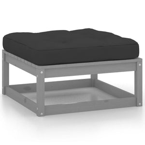 vidaXL 3-Piece Garden Lounge Set with Cushions Solid Pine Wood