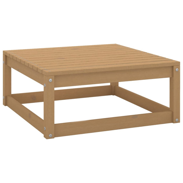 vidaXL 8-Piece Garden Lounge Set with Cushions Honey Brown Solid Pine Wood