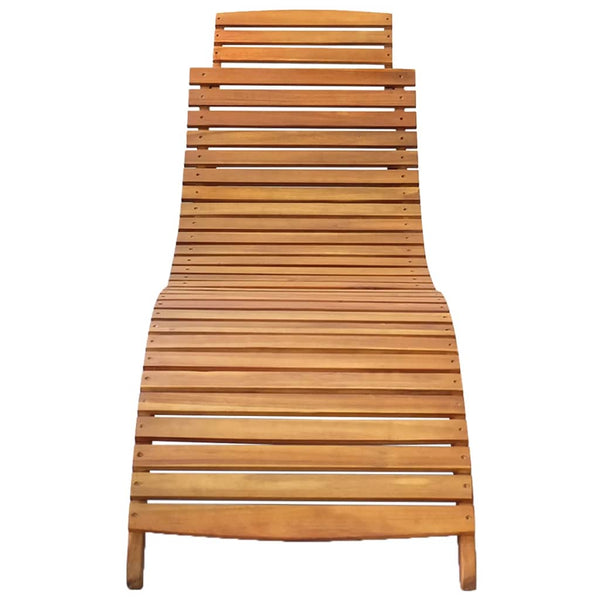 vidaXL Sun Loungers 2 pcs. Solid Acacia Wood