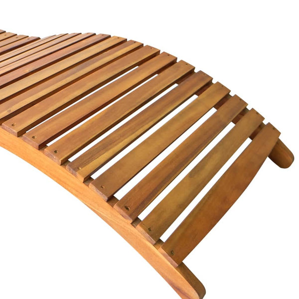 vidaXL Sun Loungers 2 pcs. Solid Acacia Wood