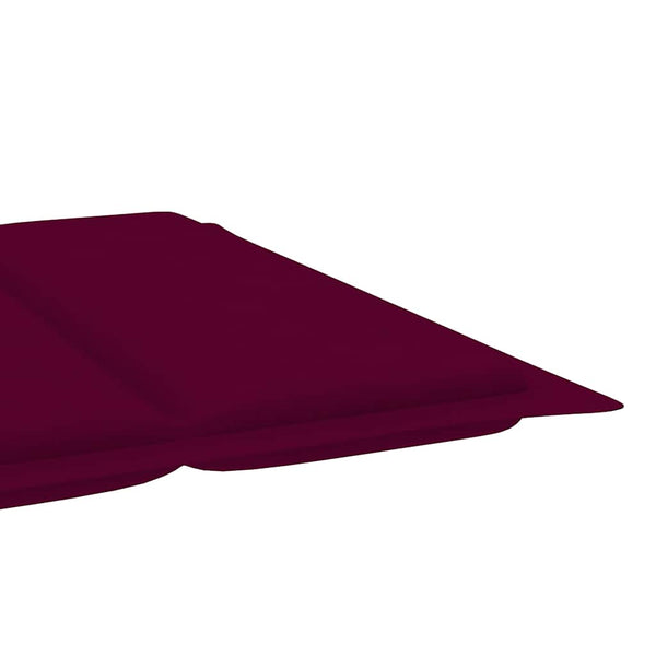 vidaXL Sun Loungers 2 pcs. with Table and Cushions Solid Acacia Wood