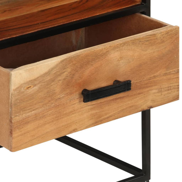 vidaXL Bedside Cabinet 40x30x50 cm Solid Acacia Wood