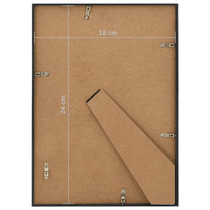 Bilderrahmen Collage Schwarz 18x24 cm 3er Set