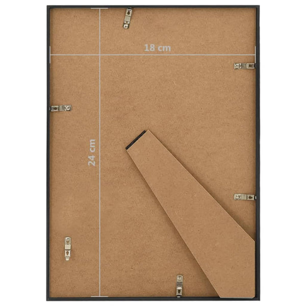 Bilderrahmen Collage Schwarz 18x24 cm 3er Set