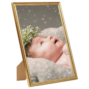 vidaXL Photo Frame Collage 5 pcs. for Table Golden 15x21 cm MDF