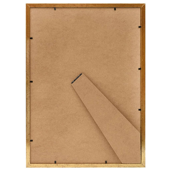 vidaXL Photo Frame Collage 5 pcs. for Table Golden 15x21 cm MDF