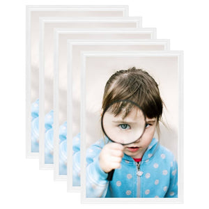 vidaXL Photo Frame Collage 5 pcs. for Table White 21x29.7 cm MDF