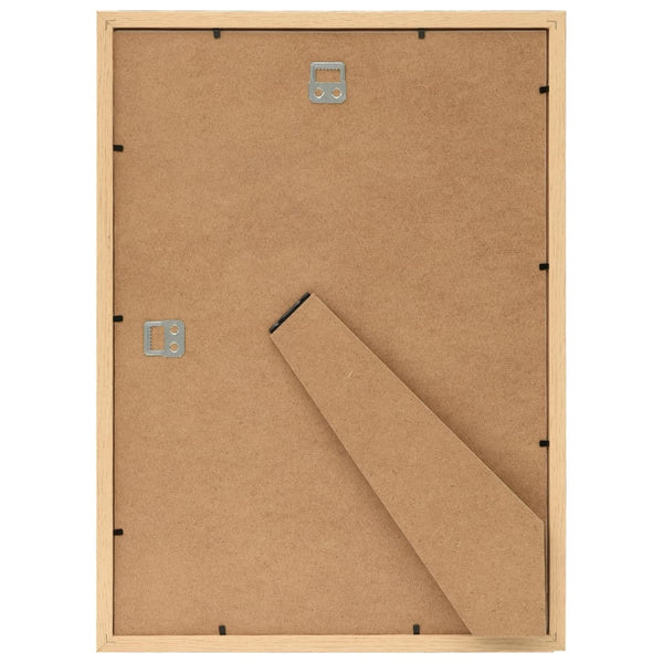 vidaXL Photo Frame Collage 5 pcs. for Wall Table Light Oak 70x90 cm