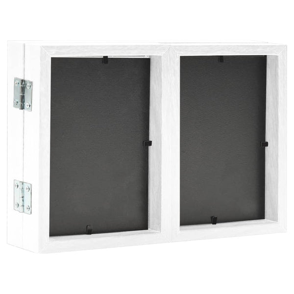vidaXL Triple Photo Frame Collage White 28x18 cm+2x(13x18 cm)