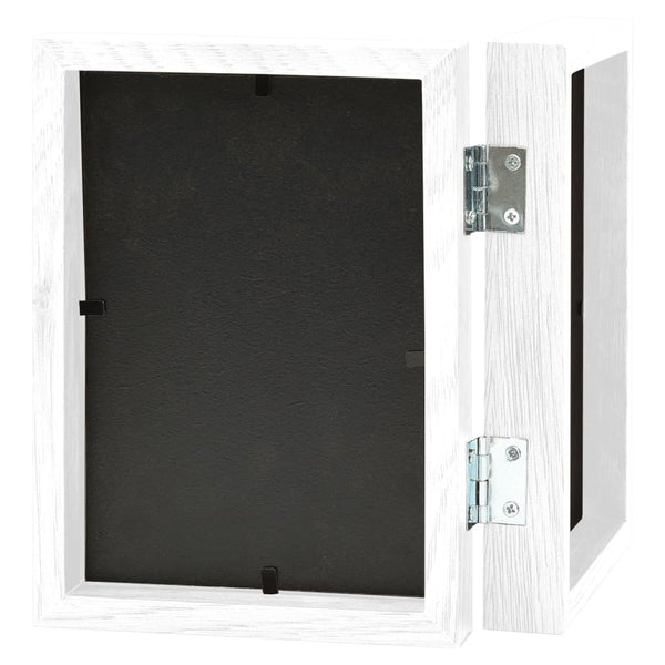 vidaXL Double Photo Frame Collage White 2x(13x18 cm)