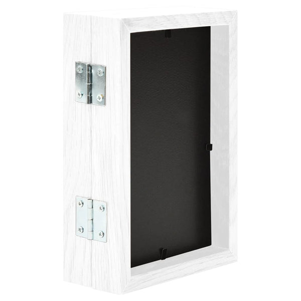 vidaXL Double Photo Frame Collage White 2x(13x18 cm)