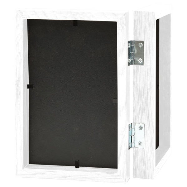 vidaXL Double Photo Frame Collage White 2x(21x29.7 cm)
