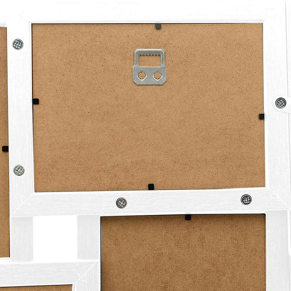 vidaXL Collage Photo Frame for 24x(10x15 cm) Photos White MDF