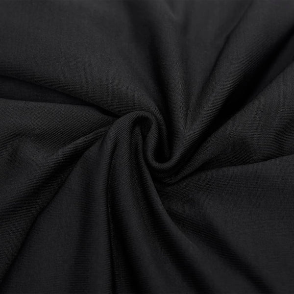 vidaXL Stretch Sofa Cover Black Polyester Jersey
