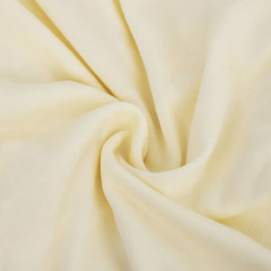 vidaXL Stretch Sofa Cover 4-Seater Cream Polyester Jersey