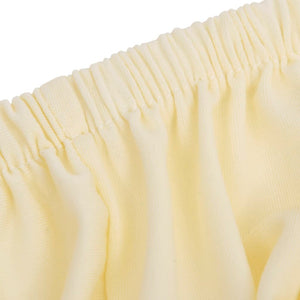 vidaXL Stretch Sofa Cover 4-Seater Cream Polyester Jersey