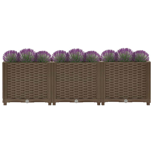 vidaXL Raised Garden Bed 120 x 40 x 38 cm Polypropylene