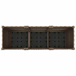 vidaXL Raised Garden Bed 120 x 40 x 38 cm Polypropylene
