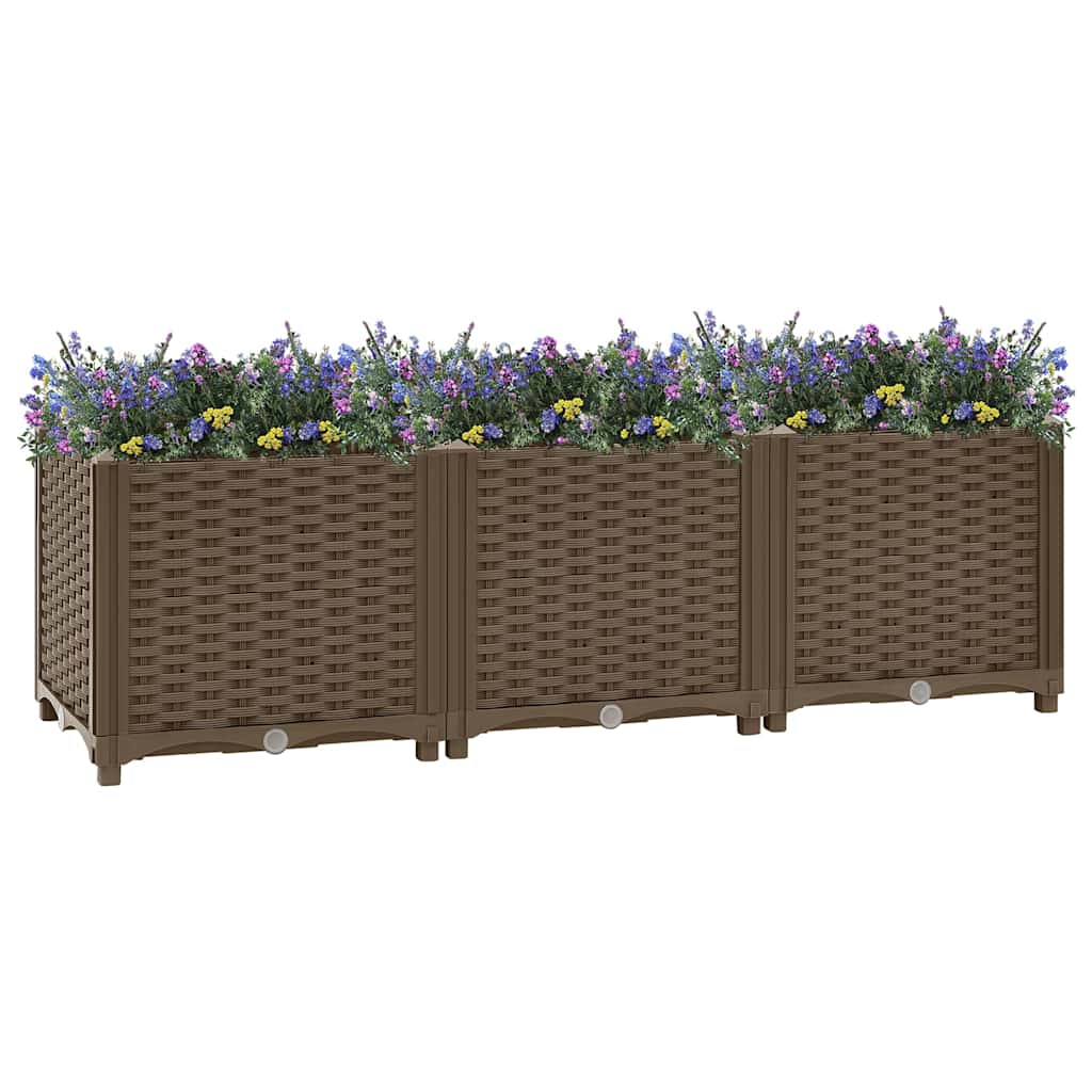 vidaXL Raised Garden Bed 120 x 40 x 38 cm Polypropylene