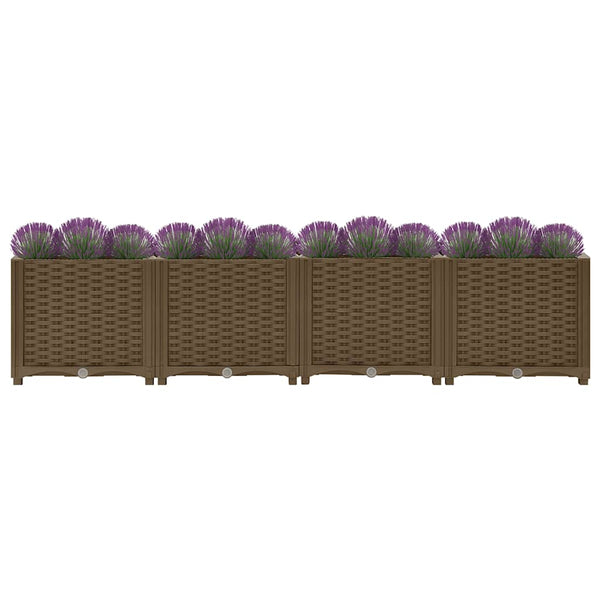 vidaXL Raised Garden Bed 160 x 40 x 38 cm Polypropylene