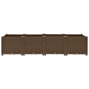 vidaXL Raised Garden Bed 160 x 40 x 38 cm Polypropylene