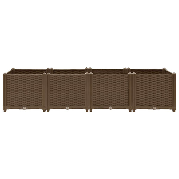 vidaXL Raised Garden Bed 160 x 40 x 38 cm Polypropylene