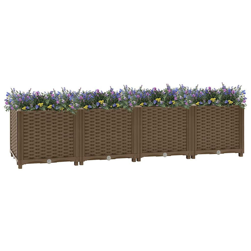 vidaXL Raised Garden Bed 160 x 40 x 38 cm Polypropylene