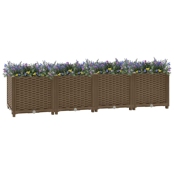 vidaXL Raised Garden Bed 160 x 40 x 38 cm Polypropylene