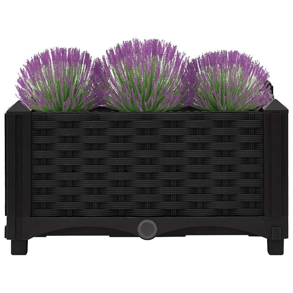vidaXL Raised Garden Bed 40x40x23 cm Polypropylene